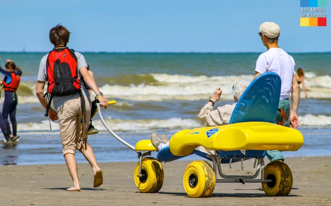 Tiralo, Fauteuil de plage et Vélopouss sont mis gratuitement à disposition sur nos plages