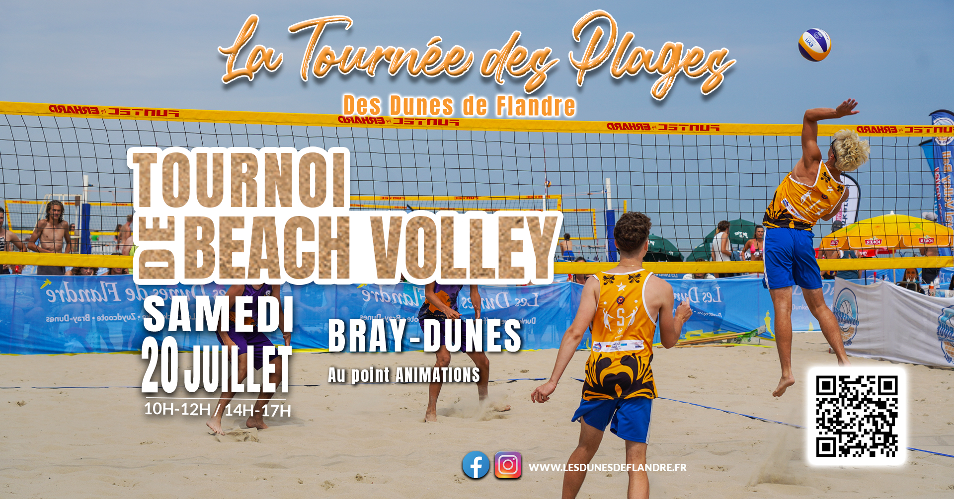 Beach Volley Bray-Dunes 20 juillet 2024