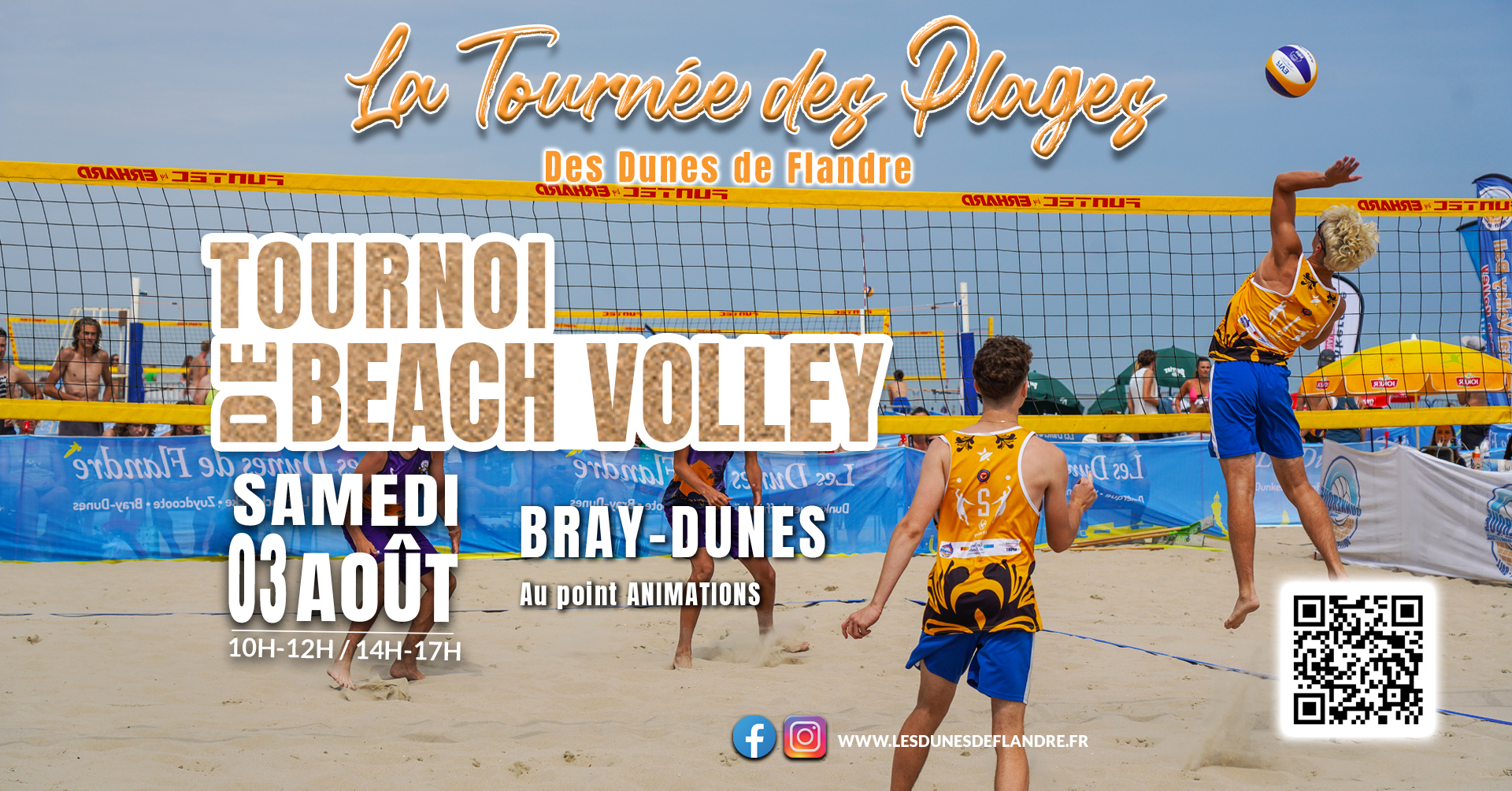 Beach Volley Bray-Dunes 3 août 2024