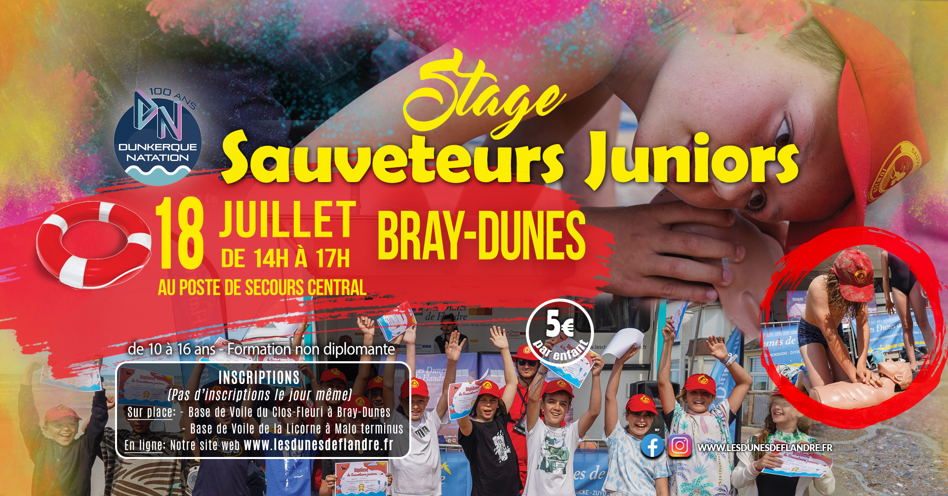 Stage Sauveteurs junior Bray-Dunes 18 juillet 2024
