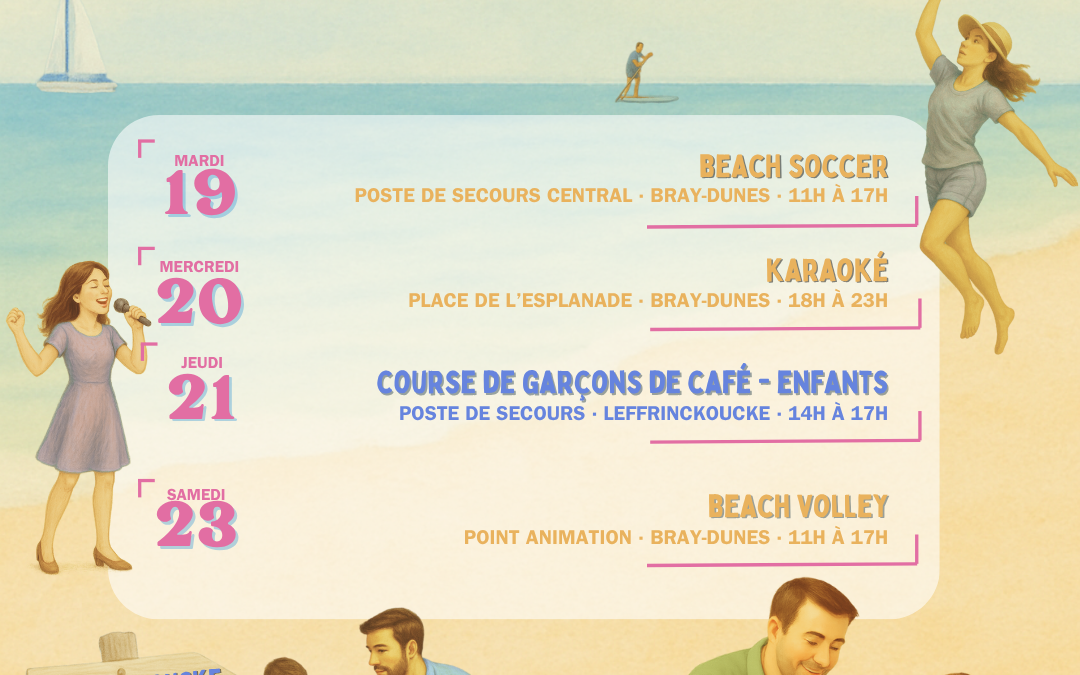 L’Agenda de la Semaine – 18 au 24 Aout